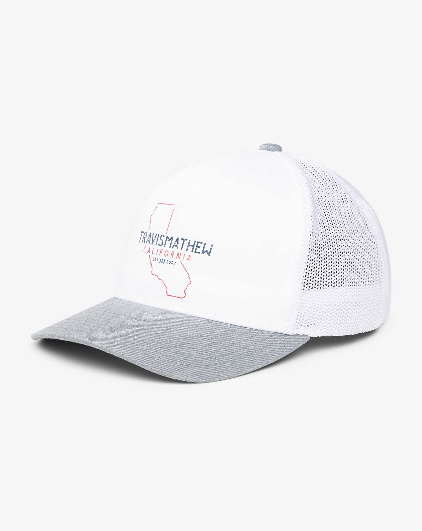 White Travis Mathew Almost Weather Snapback Hat | CHQR81450