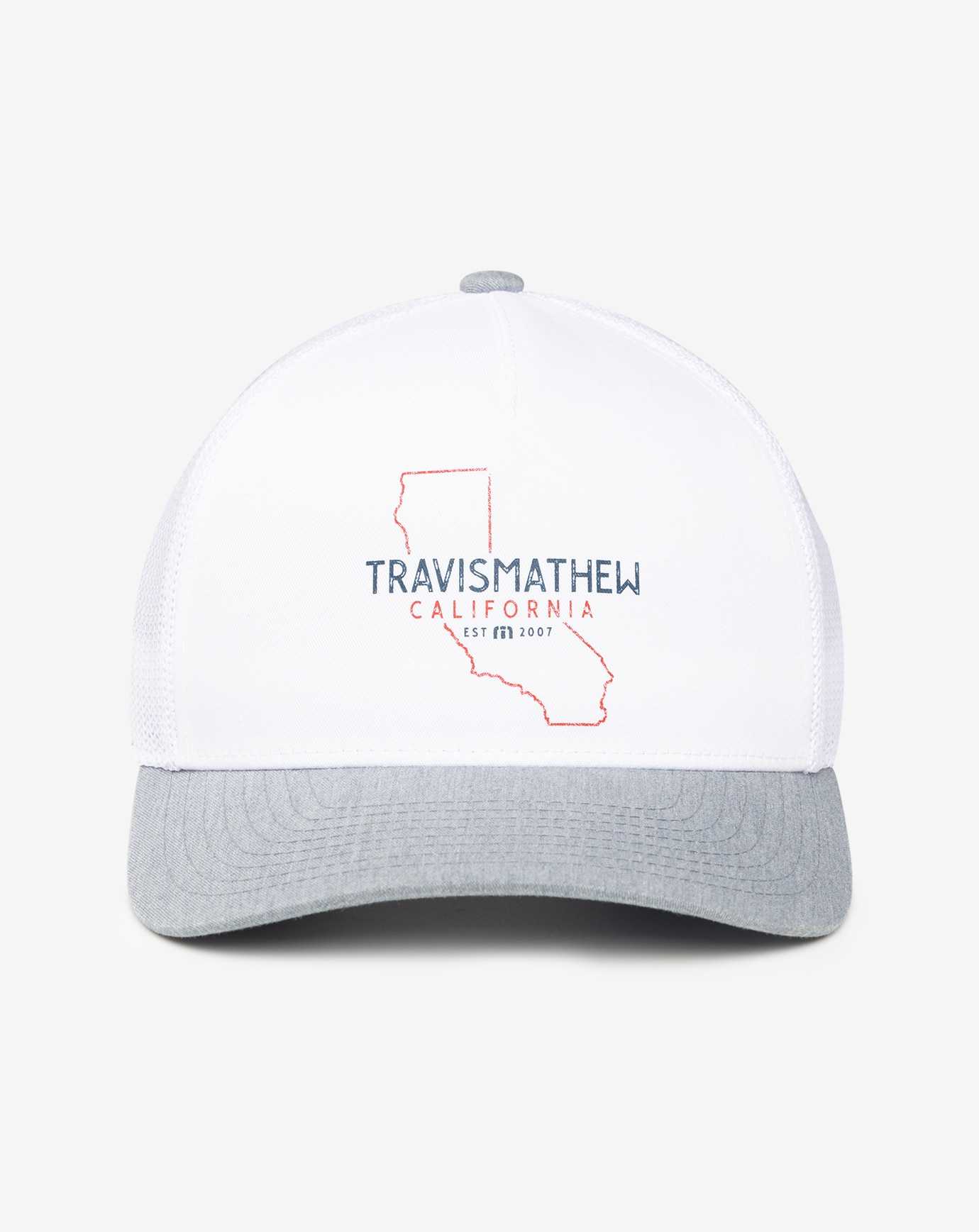 White Travis Mathew Almost Weather Snapback Hat | CHQR81450