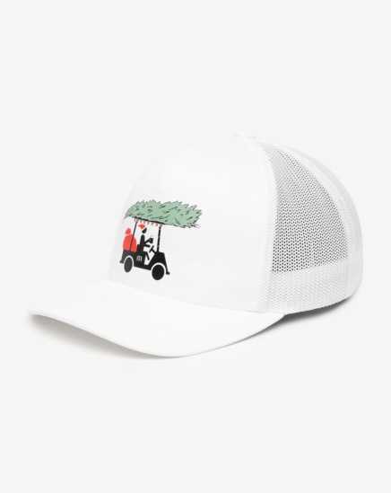 White Travis Mathew Bag Of Gifts Snapback Hat | AUSI83971