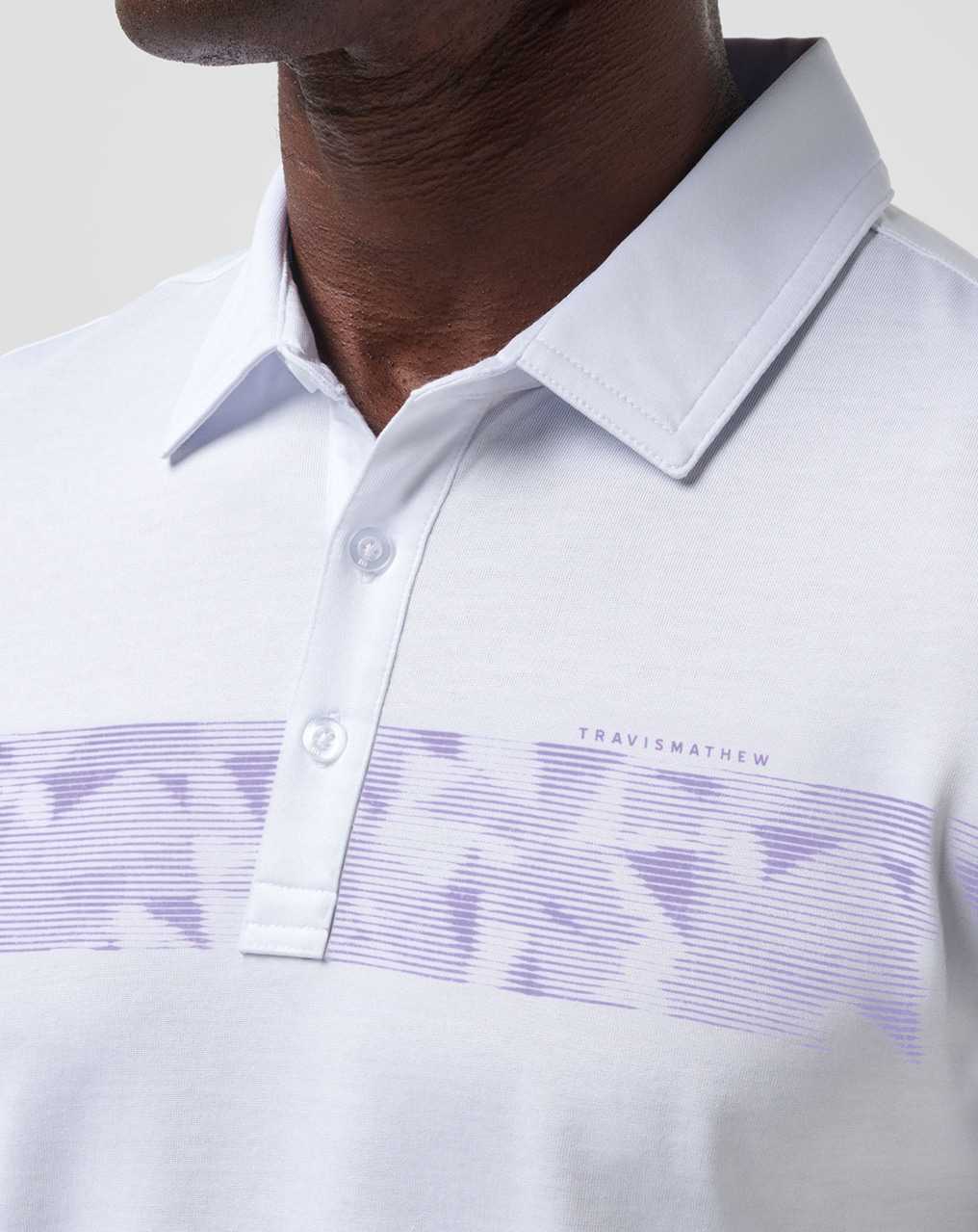 White Travis Mathew Bigger Boat Polo | WNVX20986