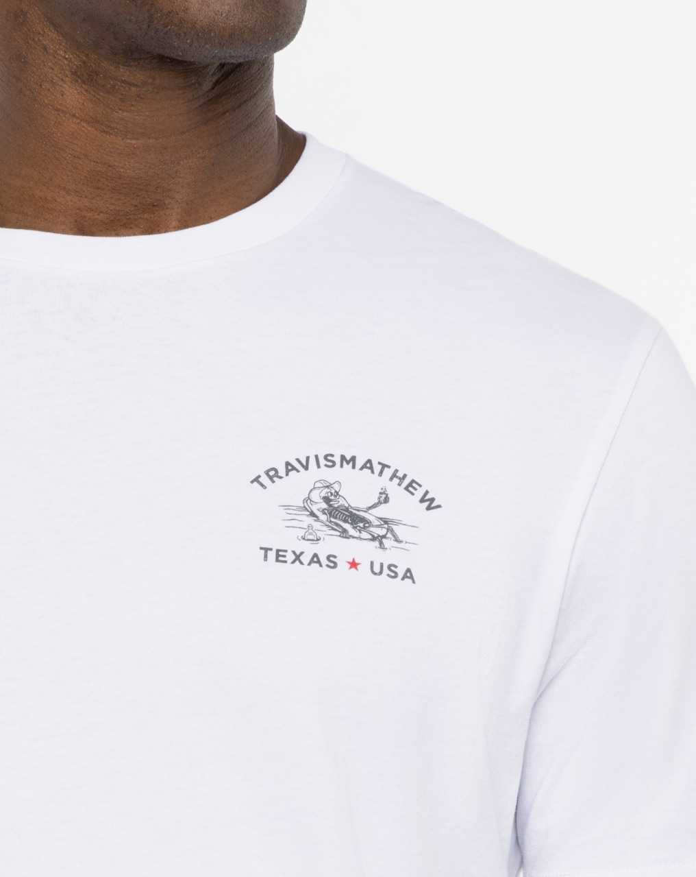 White Travis Mathew Bracken Cave 2.0 Tee | THDN65948