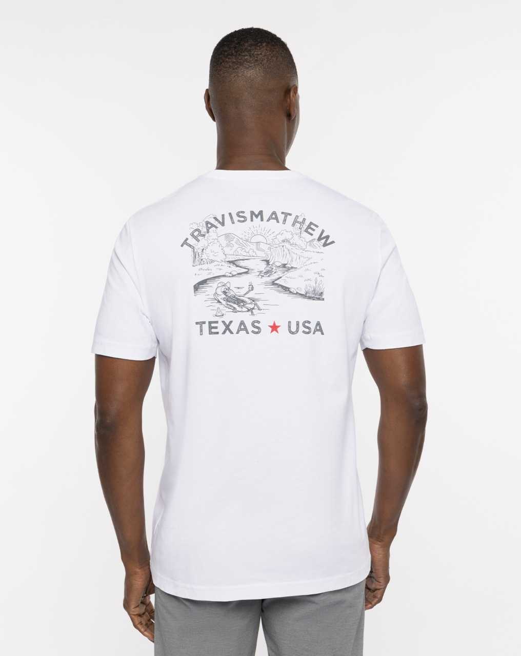 White Travis Mathew Bracken Cave 2.0 Tee | THDN65948