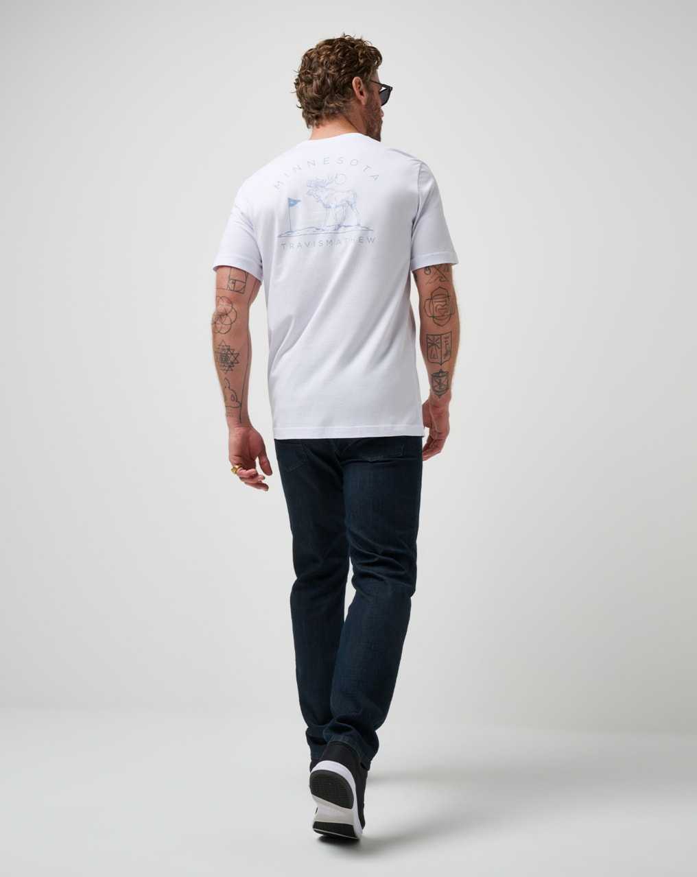 White Travis Mathew Bread Trail Tee | FVLW24610