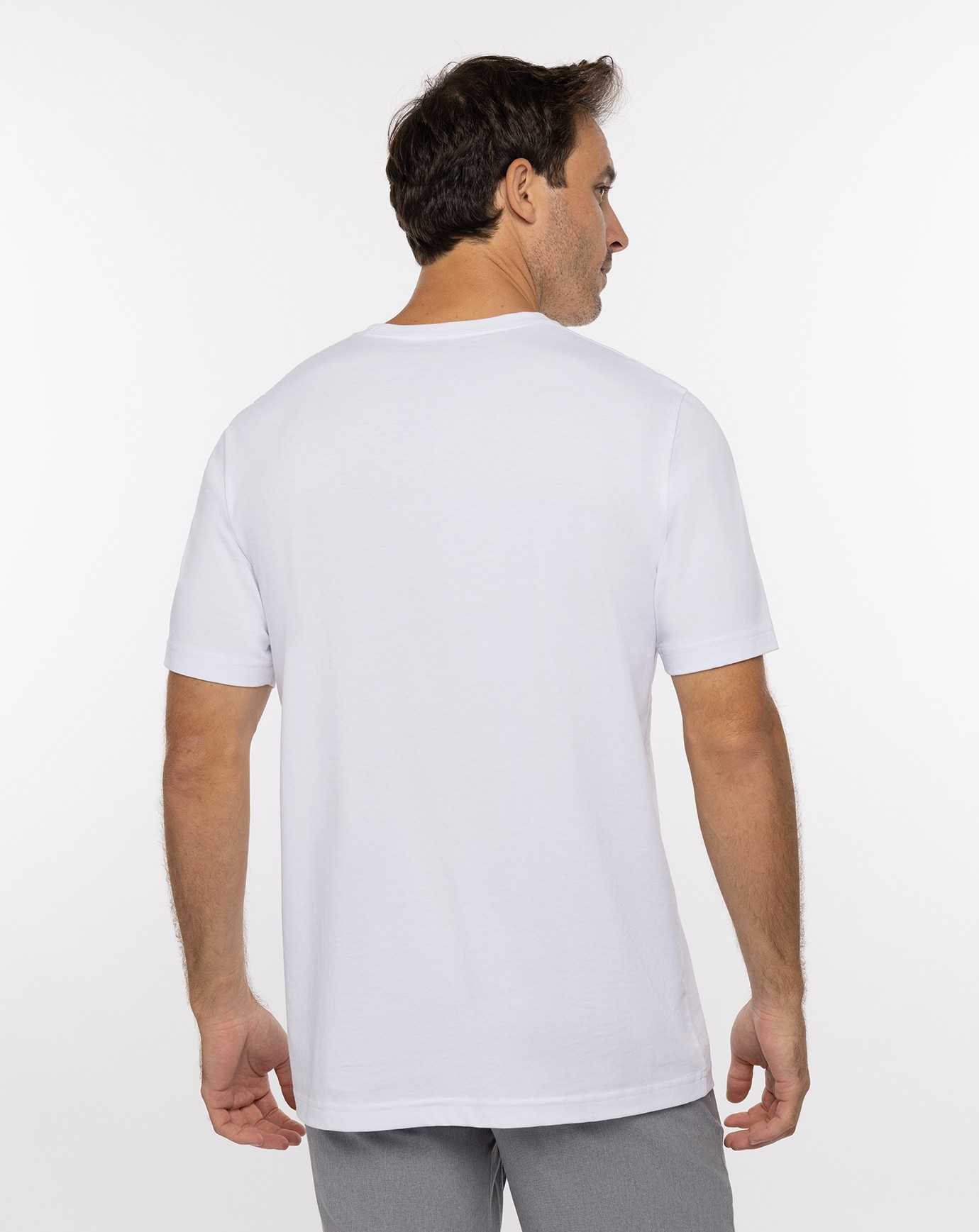 White Travis Mathew Bucking Bull Tee | XLFM78436