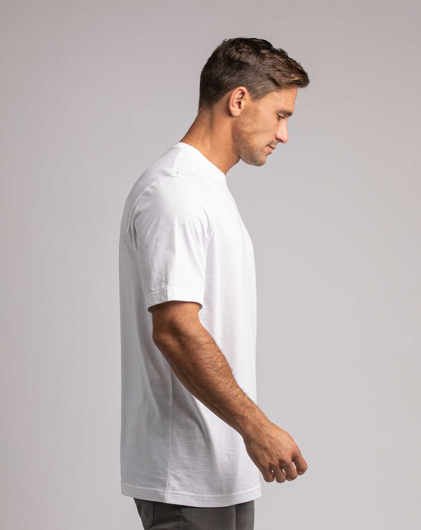 White Travis Mathew Buffet Style Tee | UCSY46325