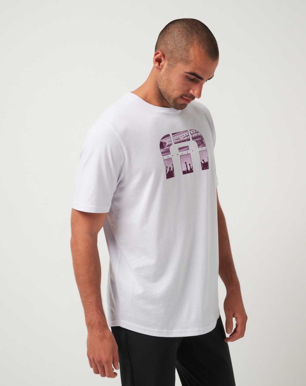 White Travis Mathew Burnley Shootout Tee | HZKS04986