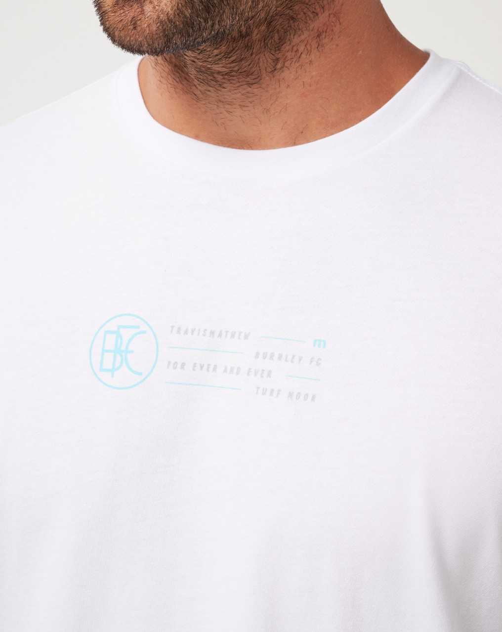 White Travis Mathew Burnley Slide Show Tee | WMTS91837