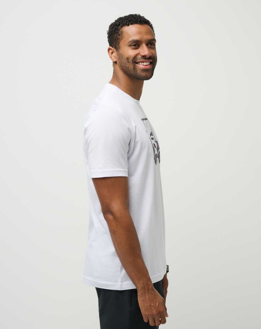 White Travis Mathew Catch And Release Tee | COLR18093