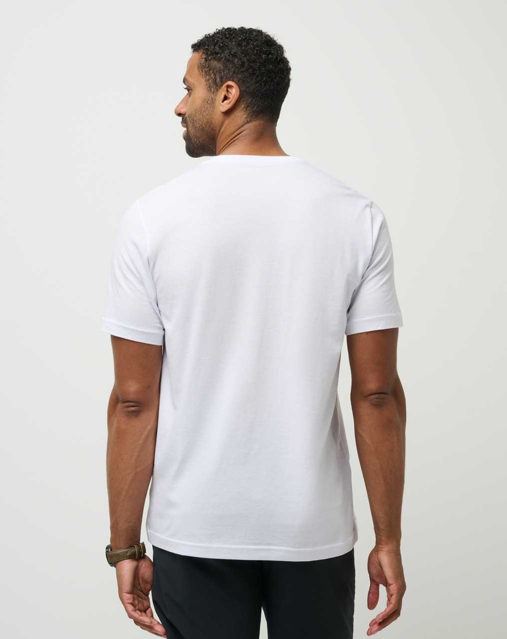 White Travis Mathew Catch And Release Tee | COLR18093