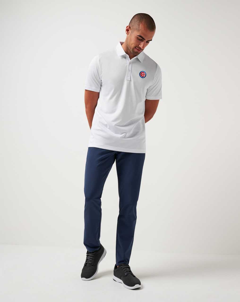 White Travis Mathew Chicago Cubs The Zinna Polo | HBVT17682