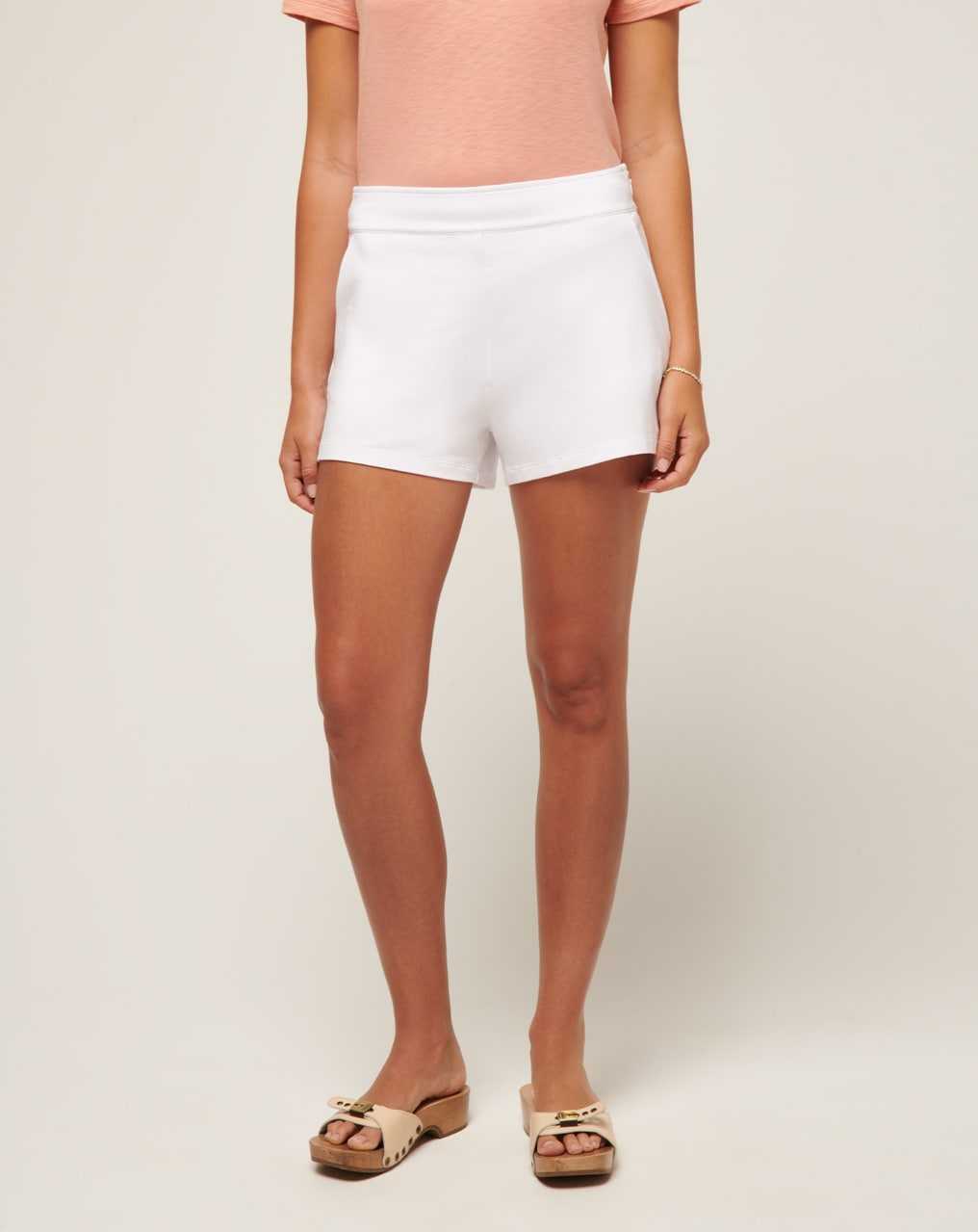 White Travis Mathew Cloud Terry Short | ZEVL48065