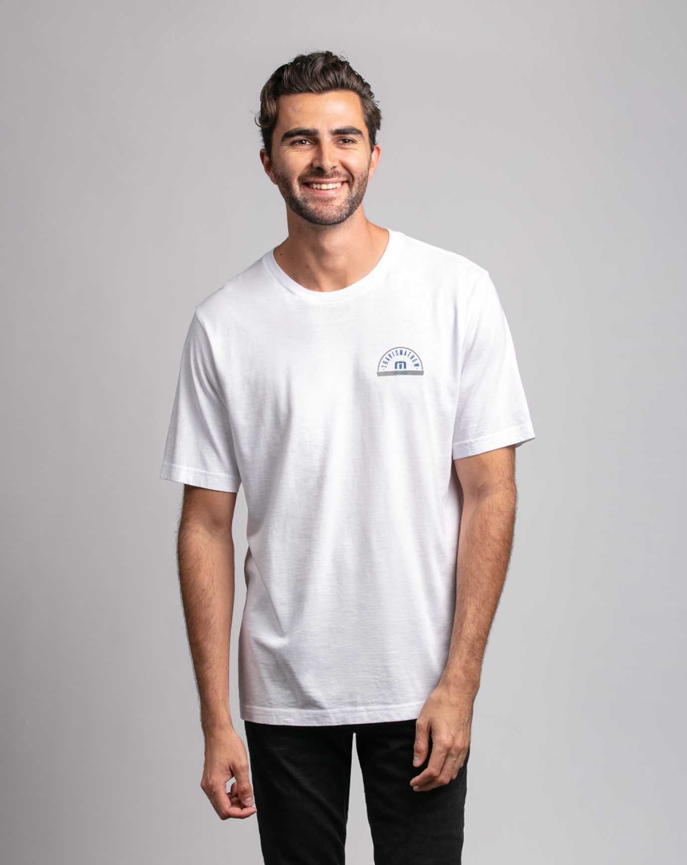 White Travis Mathew Da Beers Tee | TAWS05732