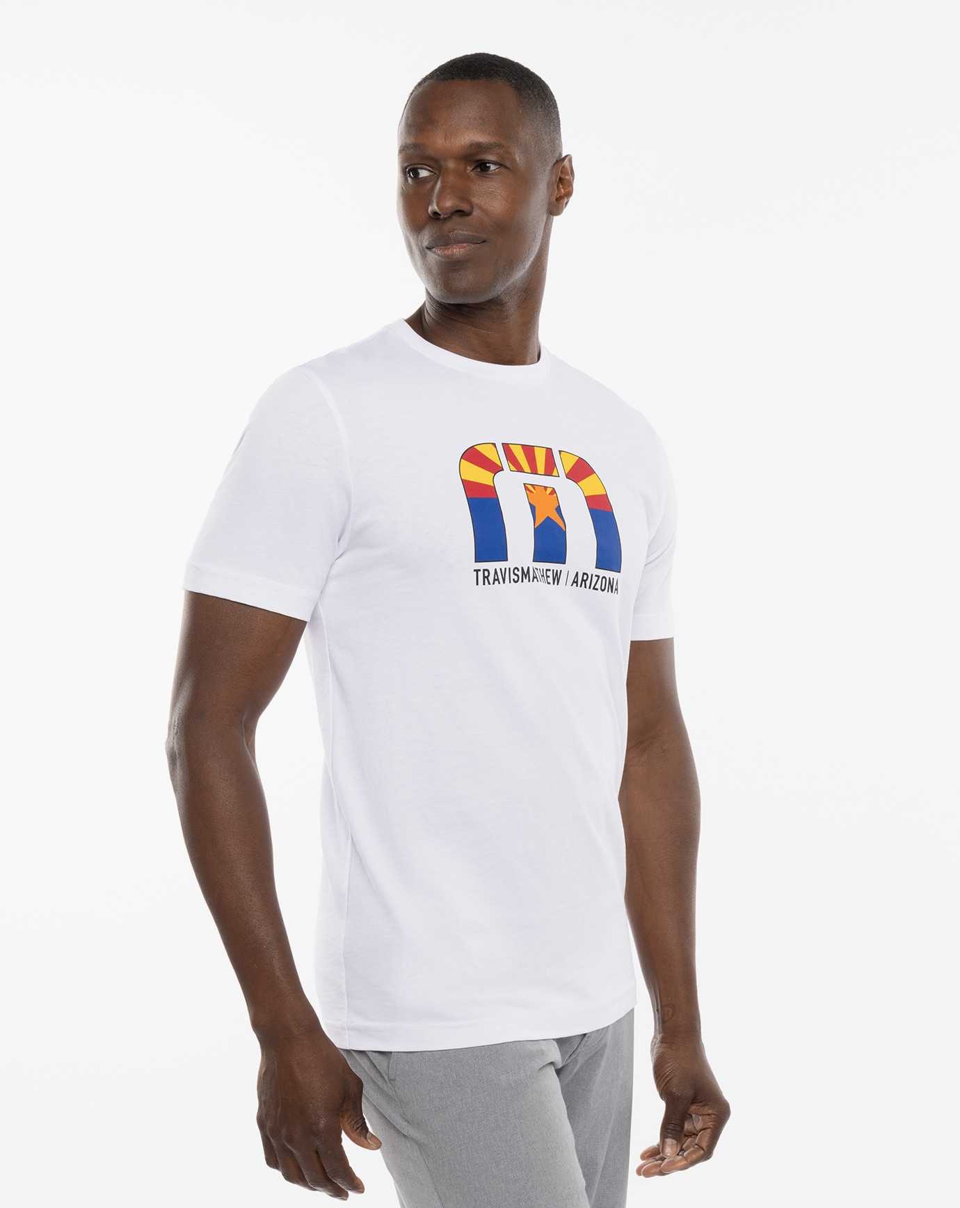 White Travis Mathew Desert Man Tee | JVIL32406