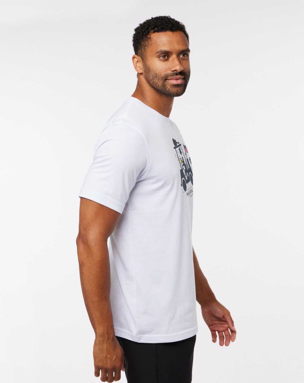 White Travis Mathew Diablo 2.0 Tee | HBLF53760