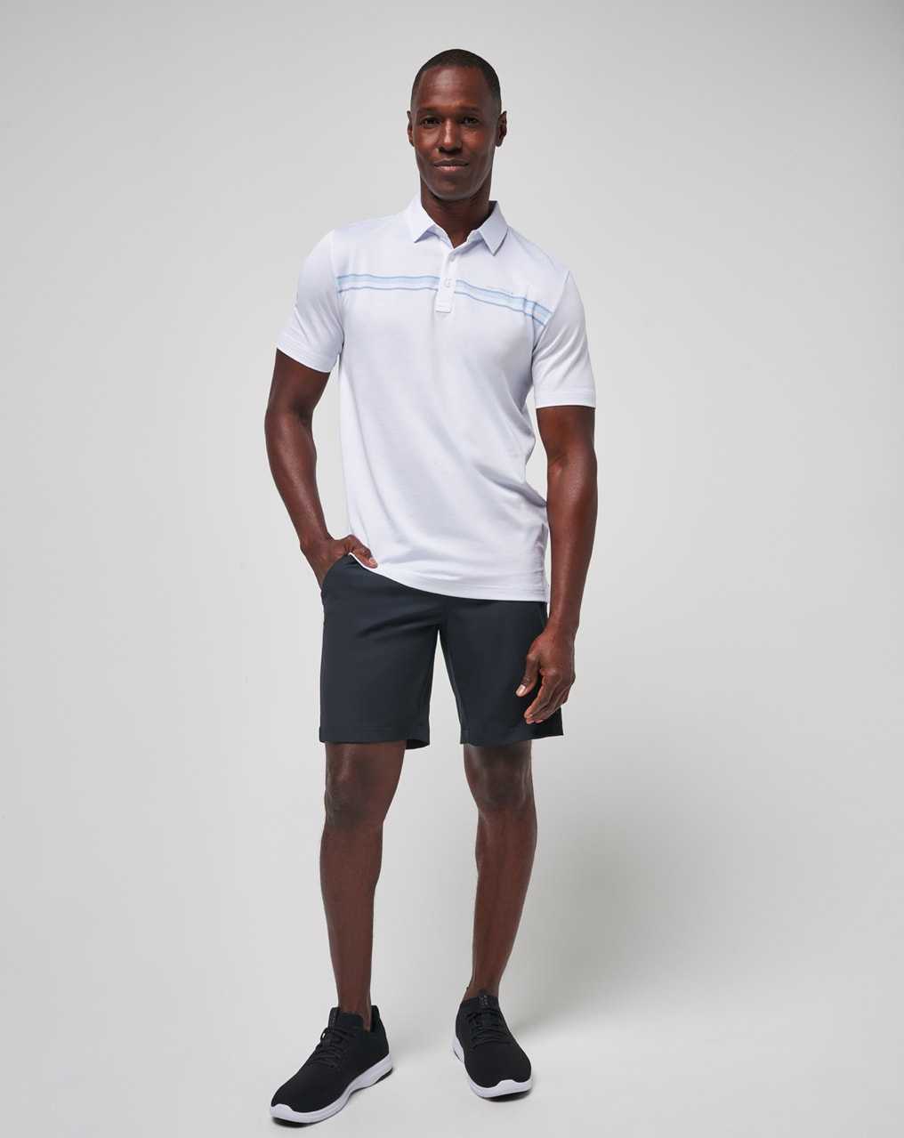 White Travis Mathew Dolphin Cruise Polo | WGUB71043