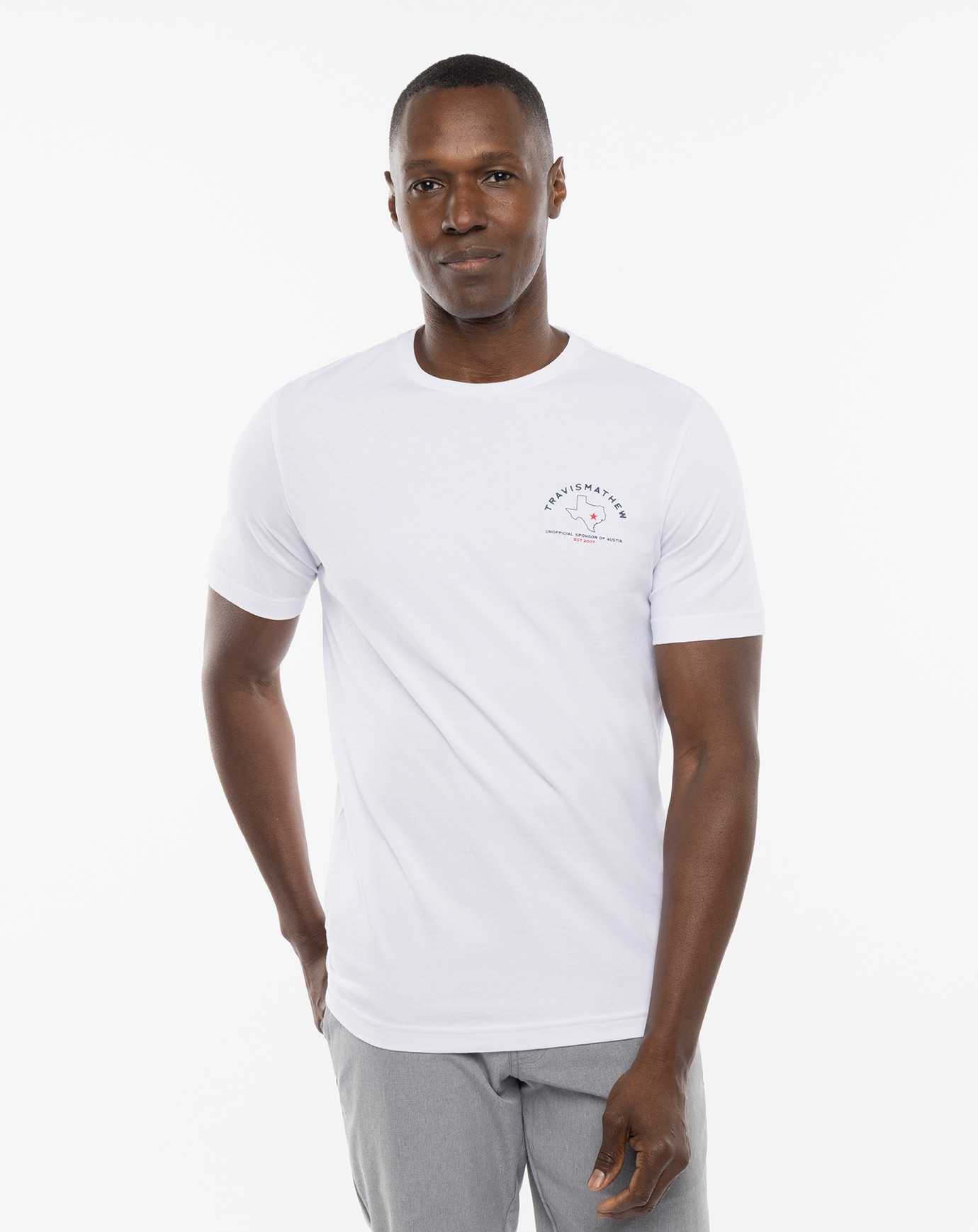 White Travis Mathew Enchanted Rock Tee | QJCG20531