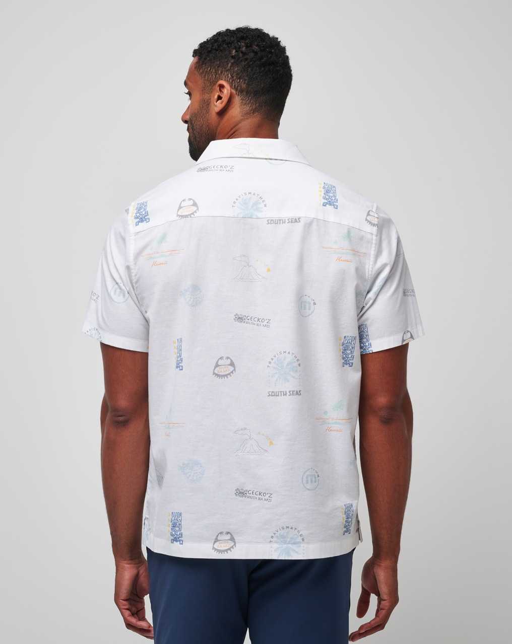 White Travis Mathew Hawaiian Kitchen Button-up | VXGS72506