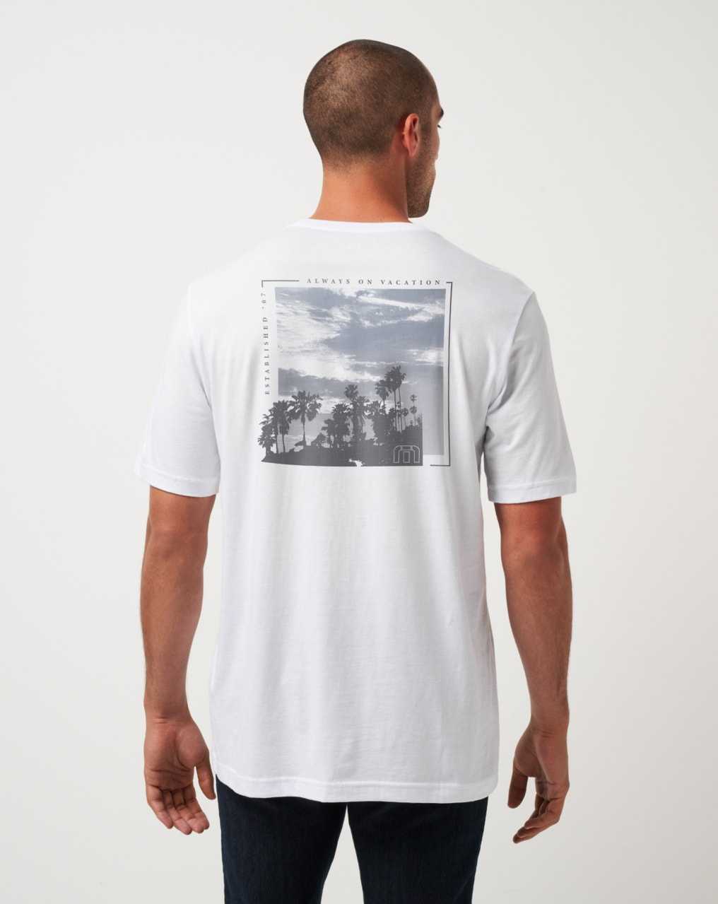 White Travis Mathew Jurassic Canyon Tee | GSMQ90456