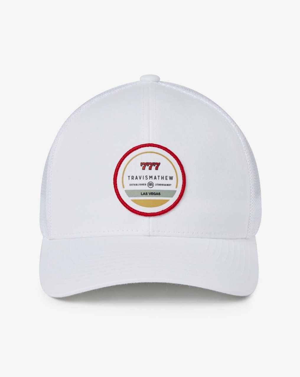 White Travis Mathew Mojave Sunrise 2.0 Snapback Hat | GYOK84019