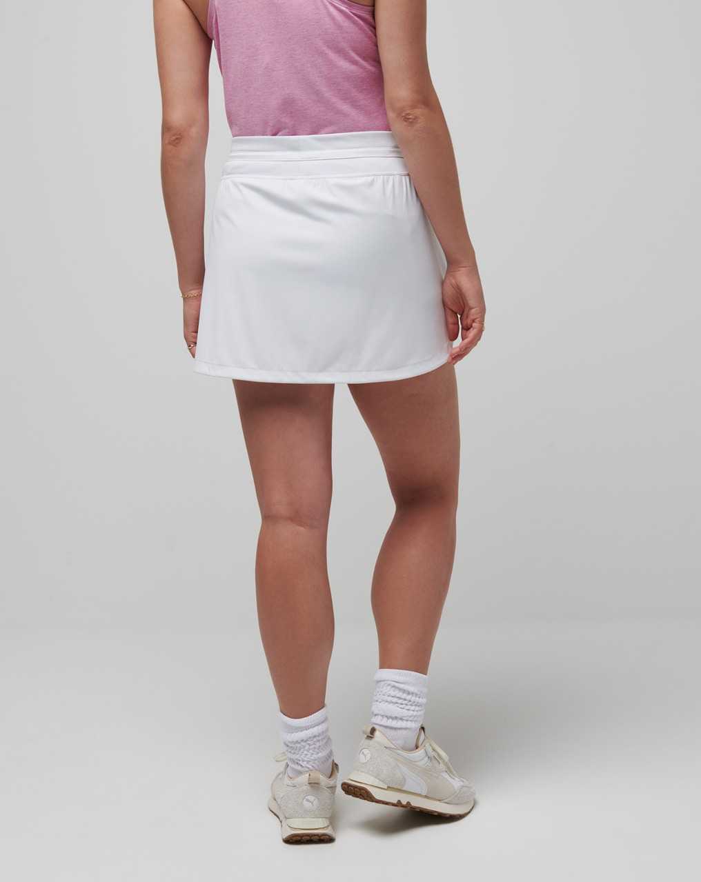 White Travis Mathew Moveknit Tie Skort | FXAP20957