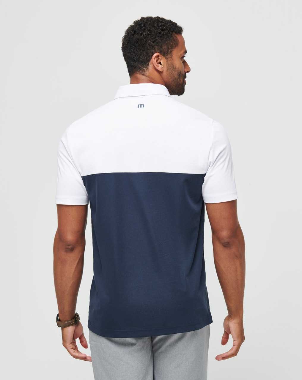 White Travis Mathew Pali Polo | WRFS84173