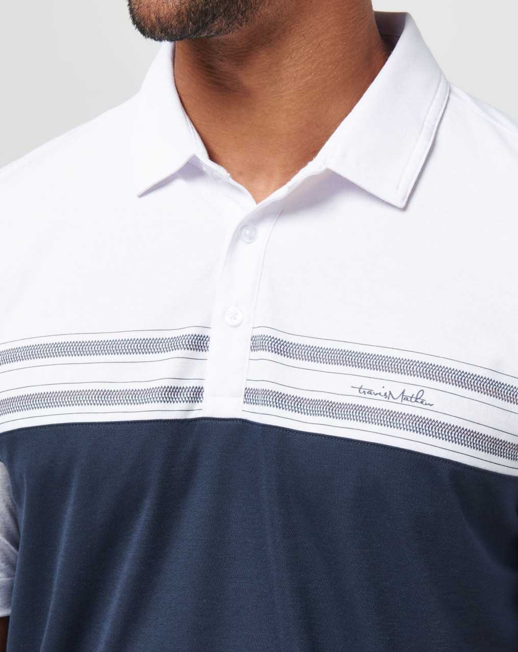 White Travis Mathew Pali Polo | WRFS84173