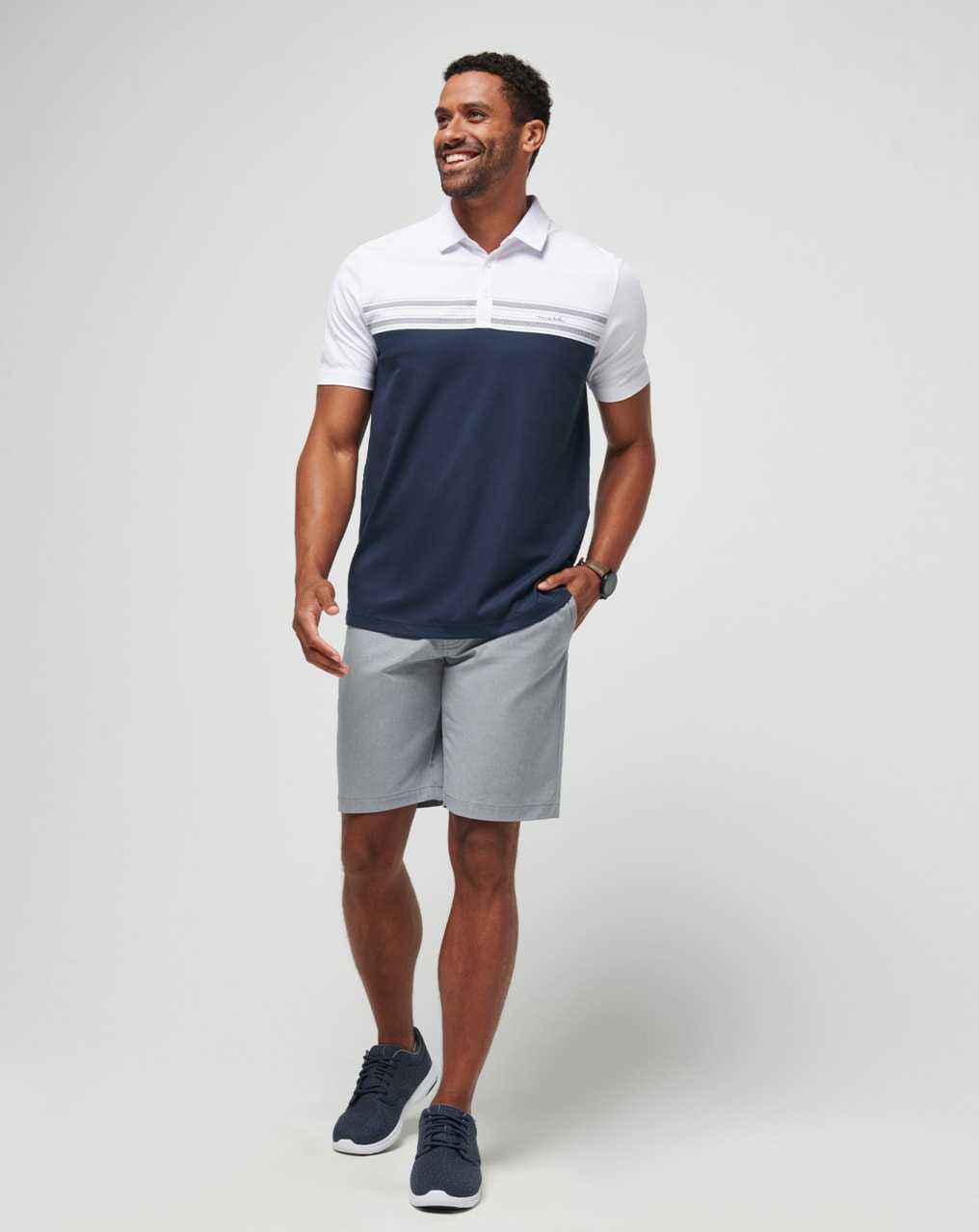 White Travis Mathew Pali Polo | WRFS84173