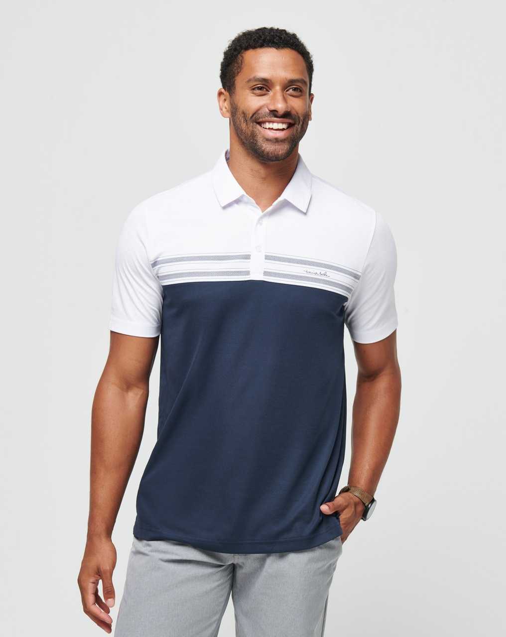 White Travis Mathew Pali Polo | WRFS84173