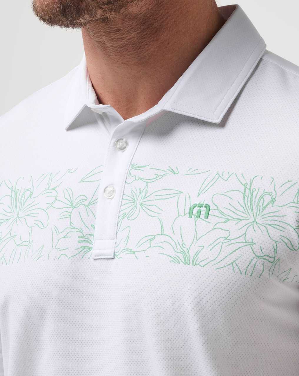 White Travis Mathew Round It Up Polo | NIZX61280