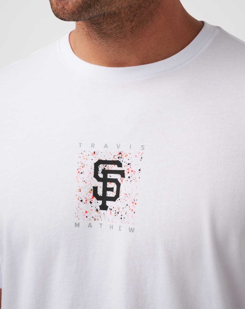 White Travis Mathew San Francisco Giants In The Dugout Tee | EMOC34691