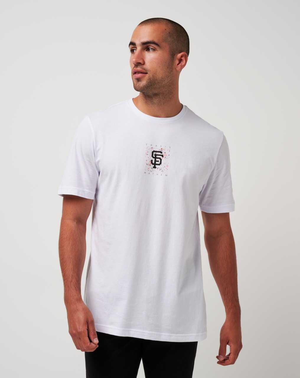 White Travis Mathew San Francisco Giants In The Dugout Tee | EMOC34691