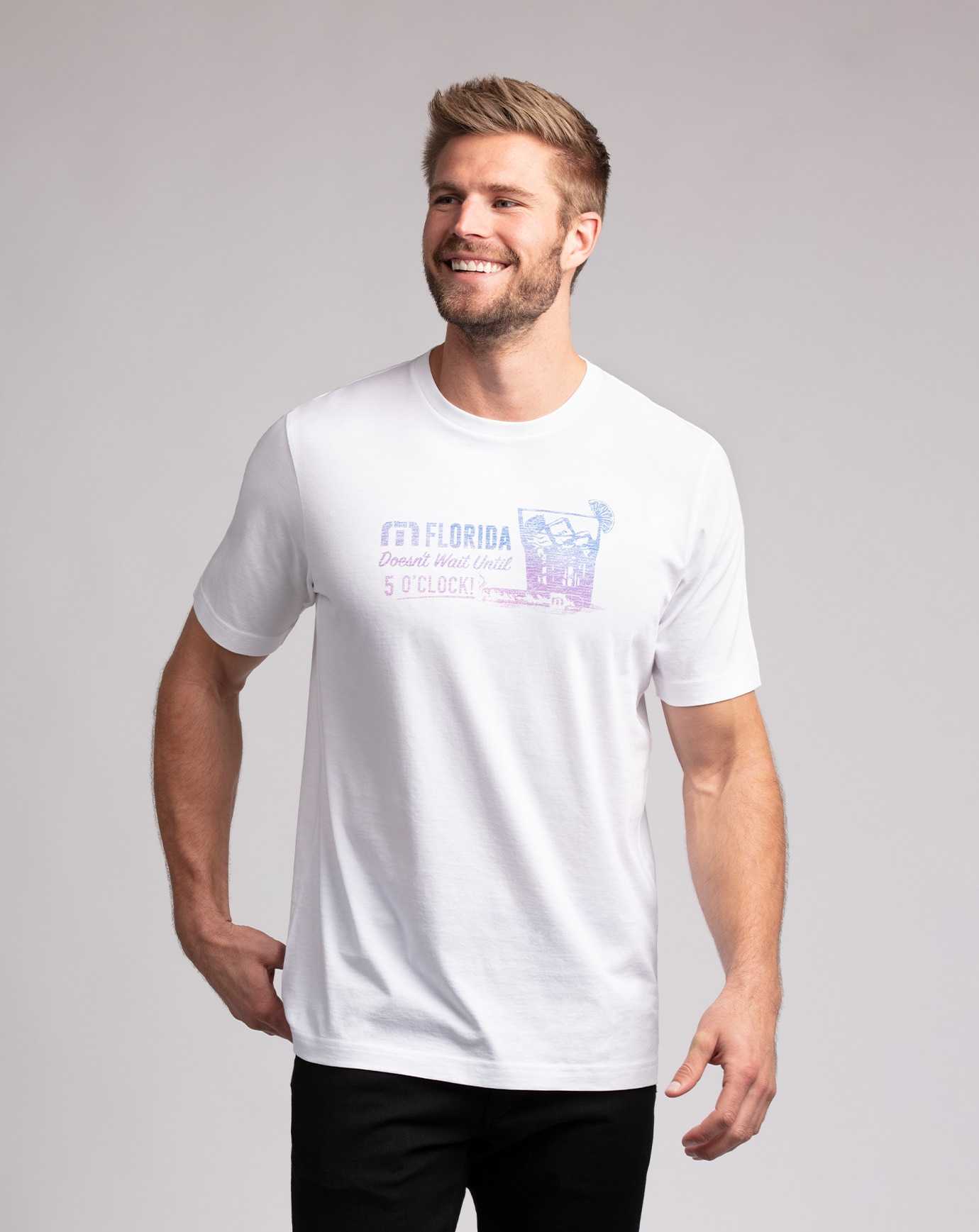 White Travis Mathew Spring Break Tee | KXGY05297