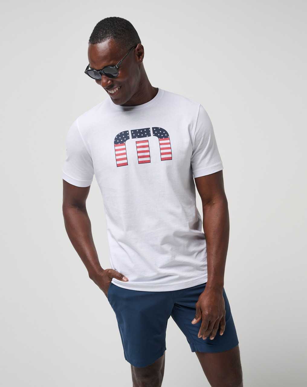 White Travis Mathew Star Bright Tee | ETNR51690