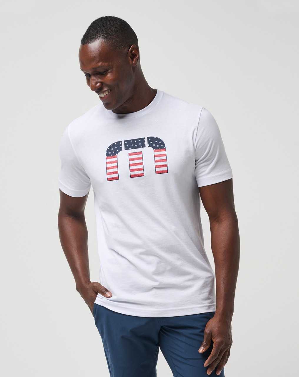 White Travis Mathew Star Bright Tee | ETNR51690