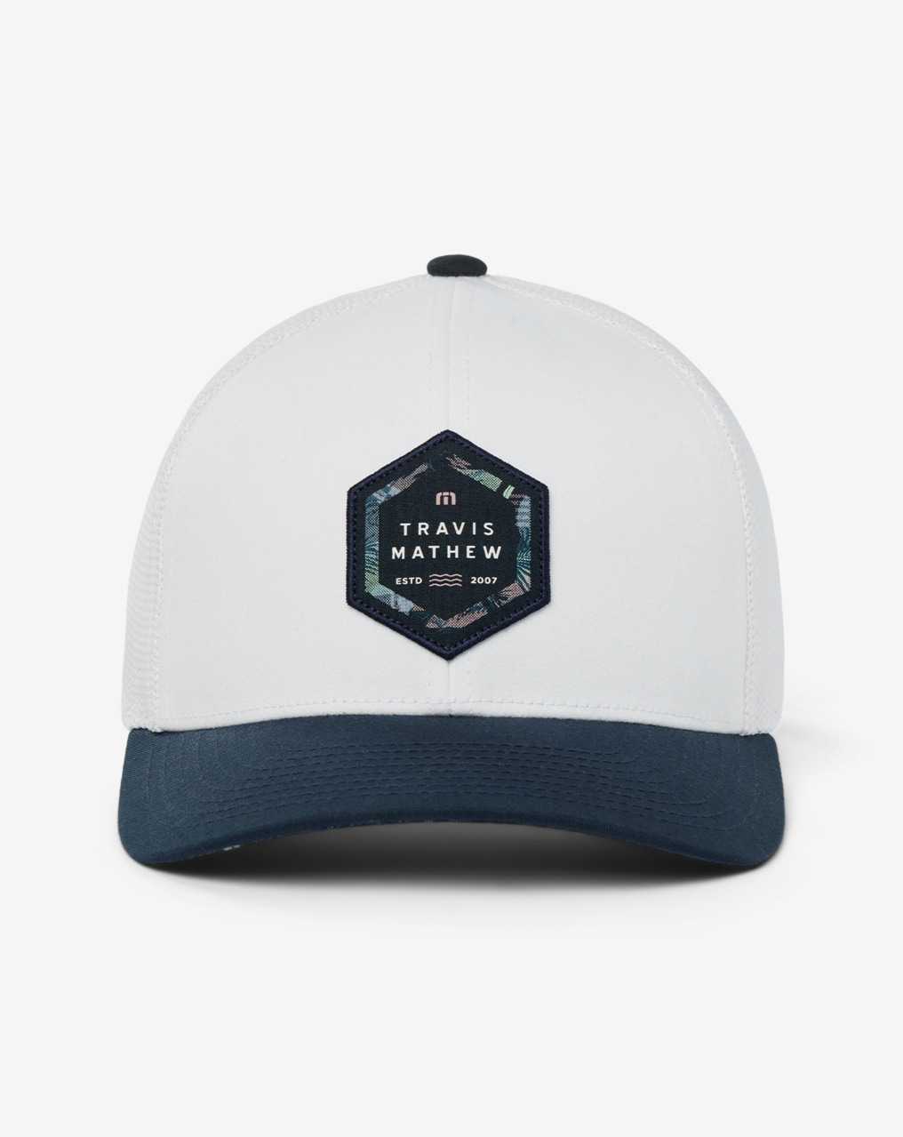 White Travis Mathew Summer Season Snapback Hat | TSIK47325