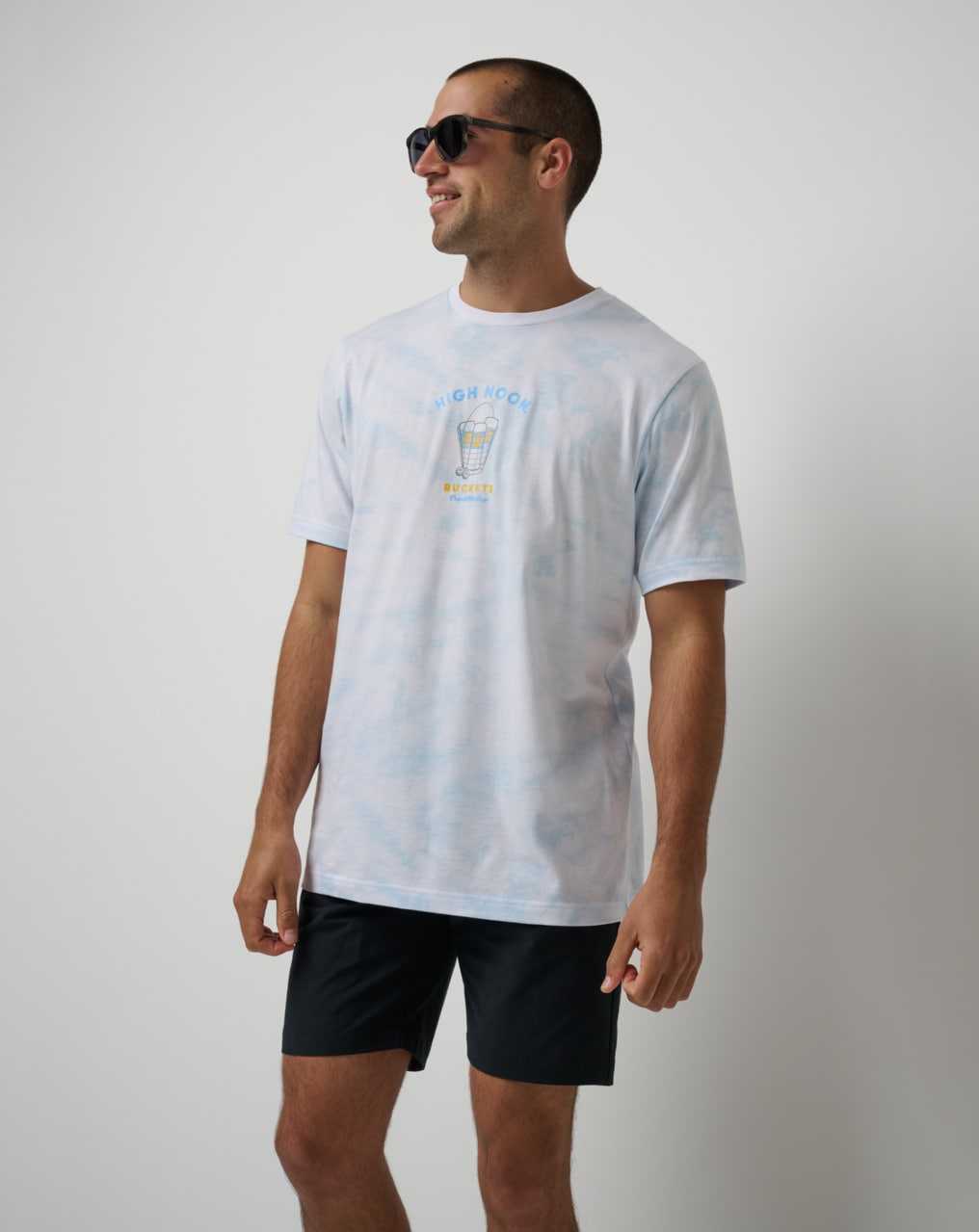 White Travis Mathew Sun And Soak Tee | AXUB48693