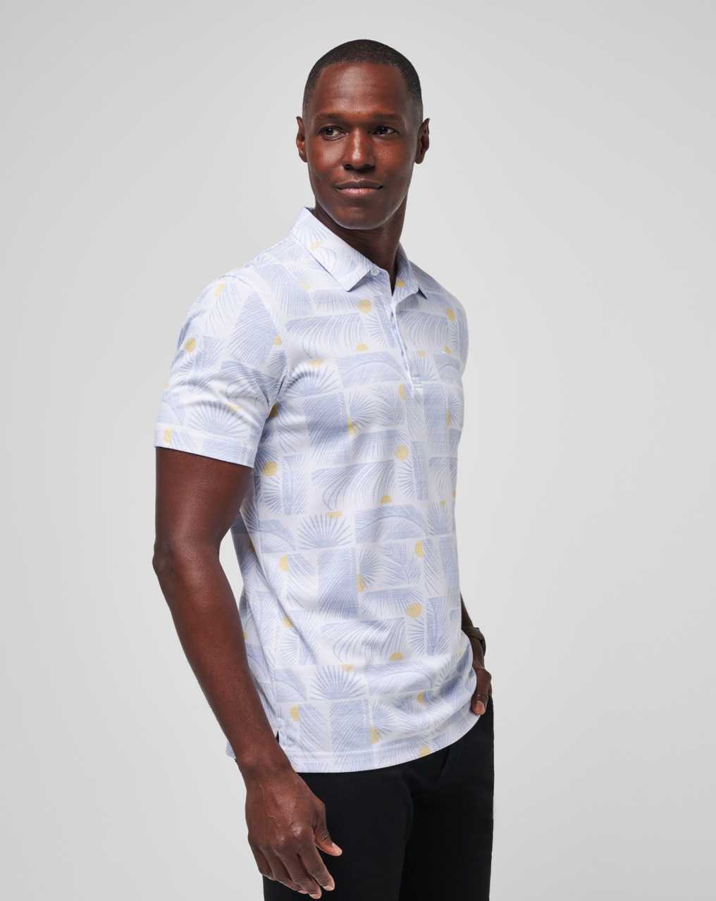 White Travis Mathew Sun Guilt Polo | NRIE58403