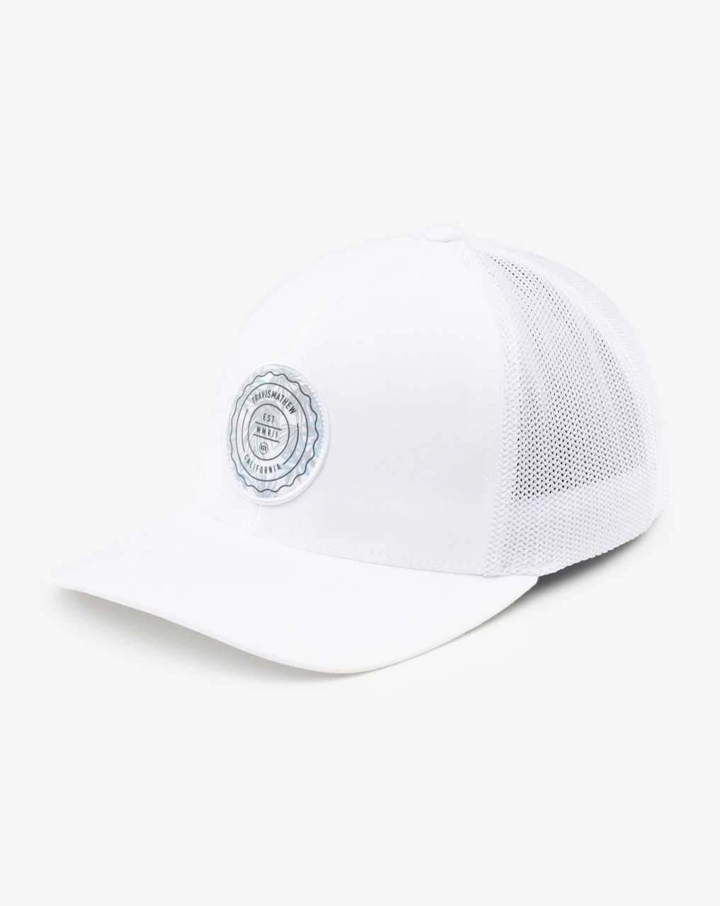 White Travis Mathew The Patch Floral Snapback Hat | GDNP91630