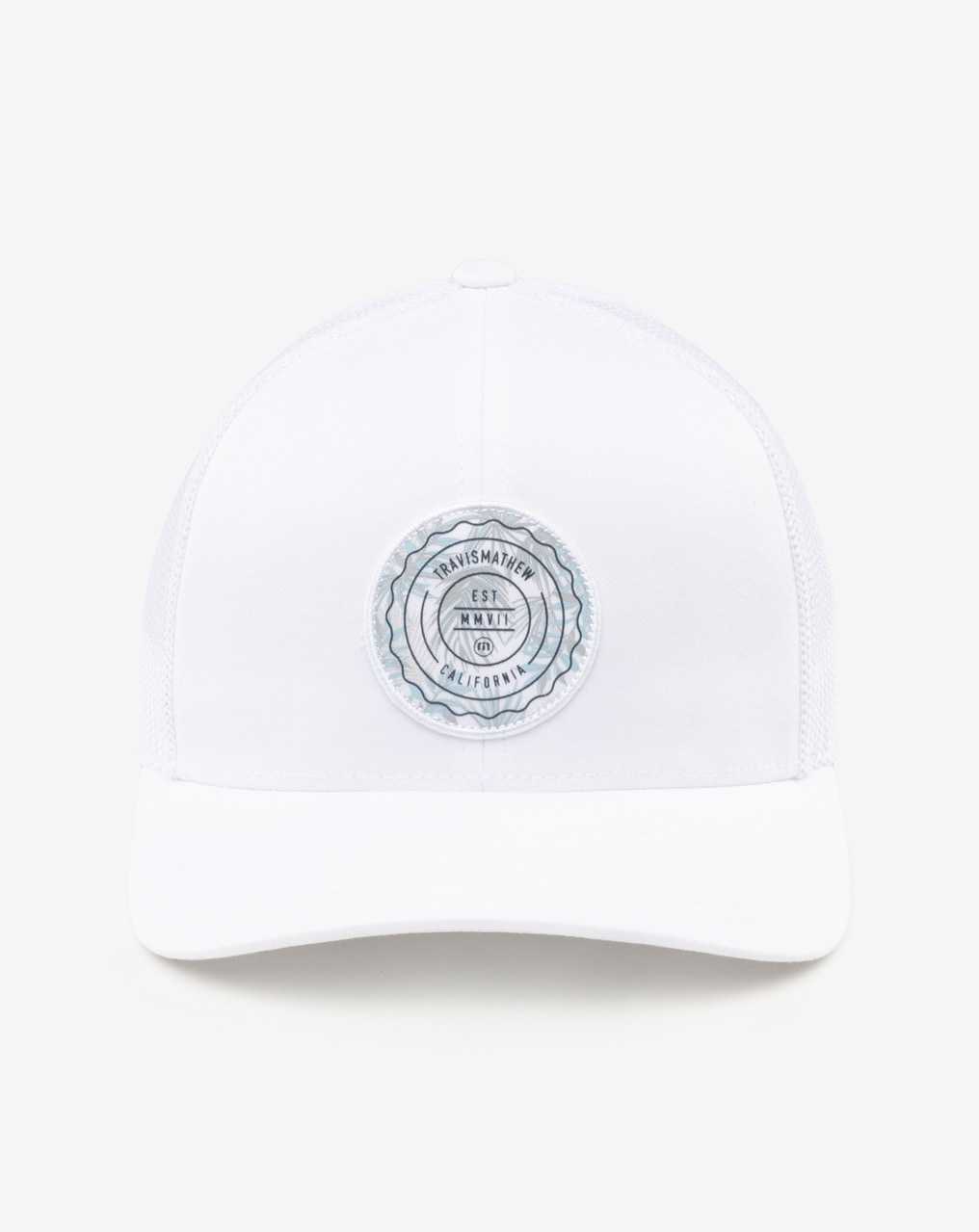 White Travis Mathew The Patch Floral Snapback Hat | GDNP91630