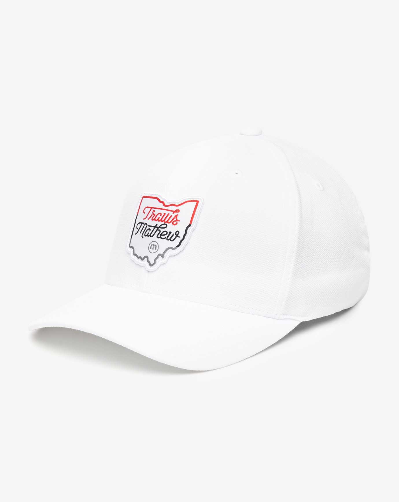 White Travis Mathew The Three Cs Hat Snapback Hat | UBMX95671