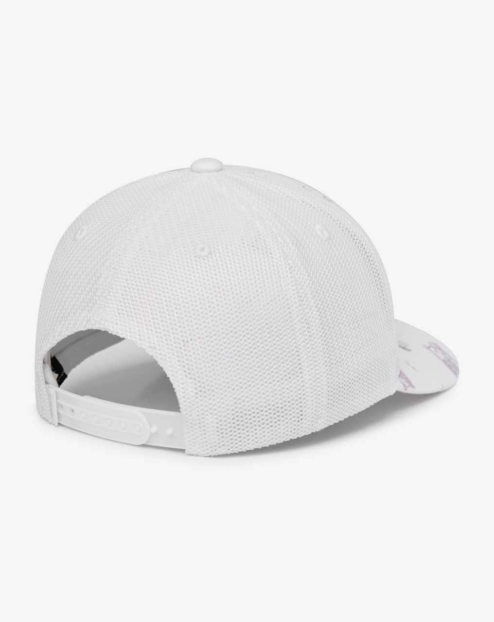 White Travis Mathew Tiki Mapes Snapback Hat | XEAC50872