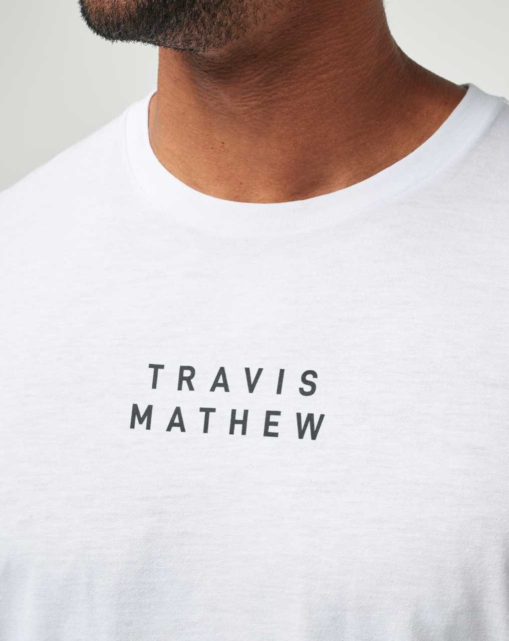 White Travis Mathew Tm Scoop Tee | PFSX92318