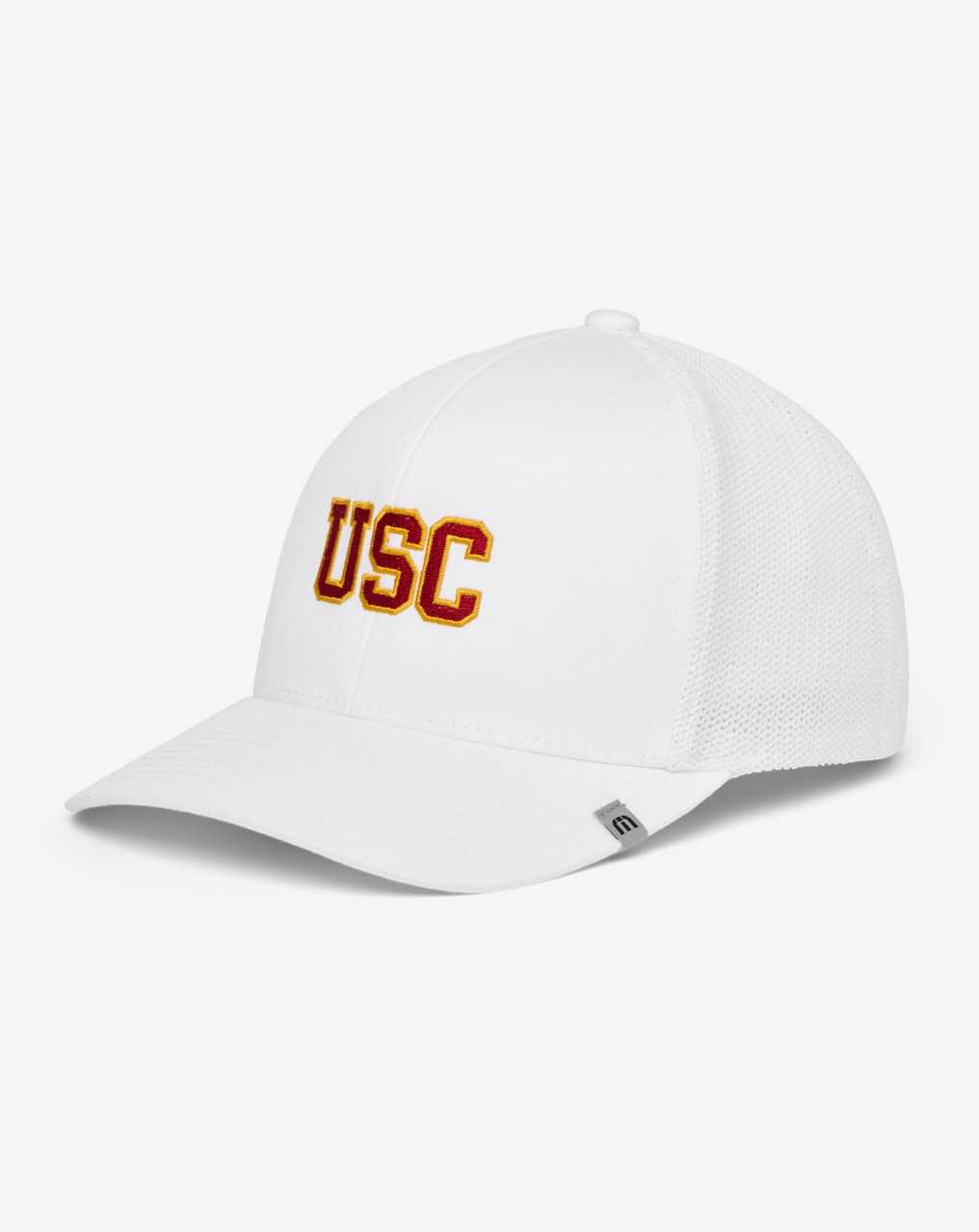 White Travis Mathew Usc Widder 2.0 Snapback Hat | CONE53178