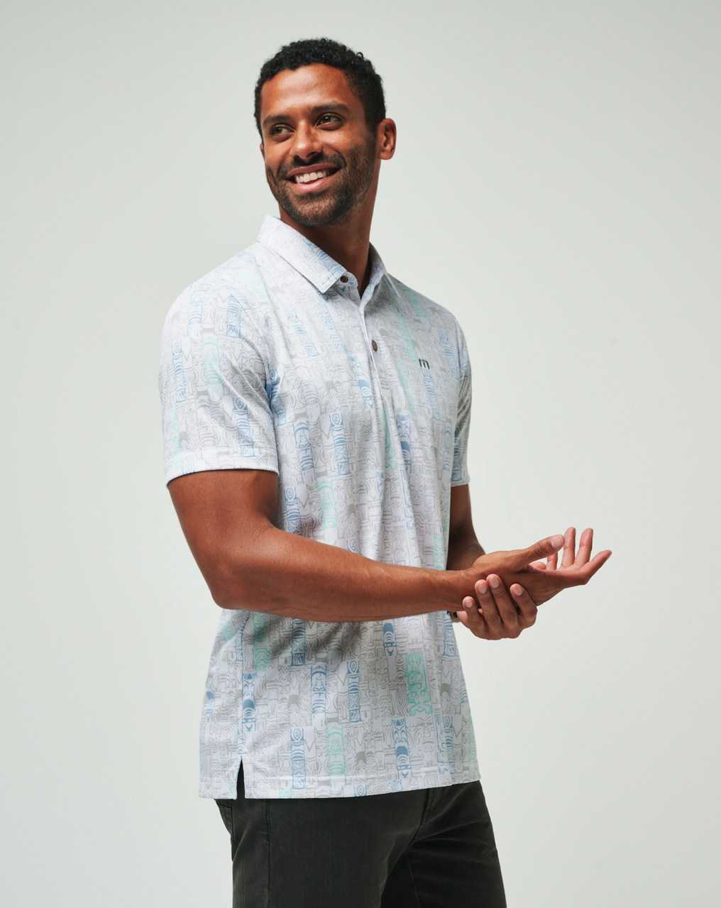 White Travis Mathew Waimea Bae Polo | ETKA19685