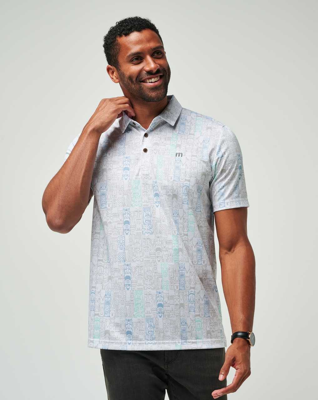 White Travis Mathew Waimea Bae Polo | ETKA19685