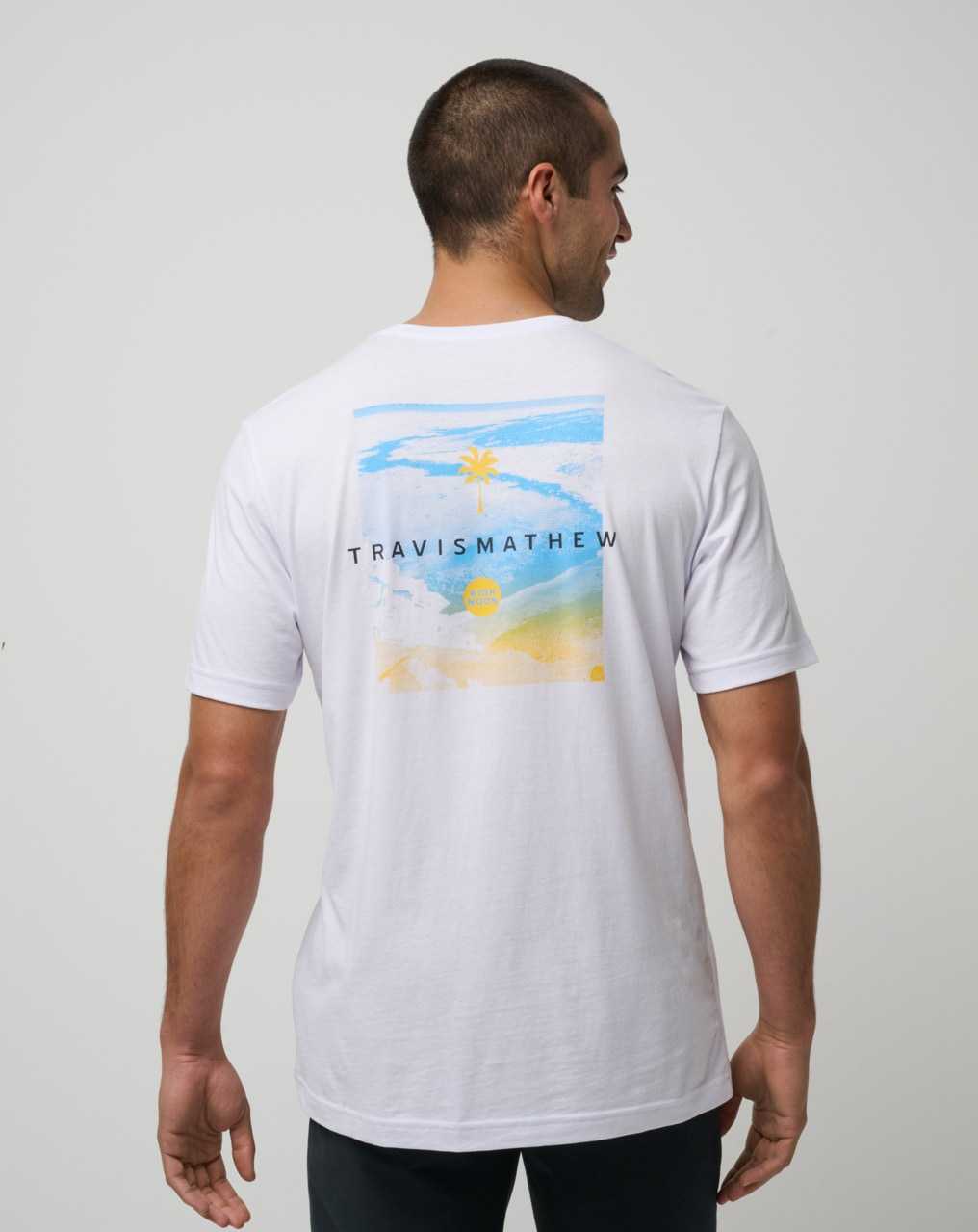 White Travis Mathew Water Hazard Tee | EFYD62318